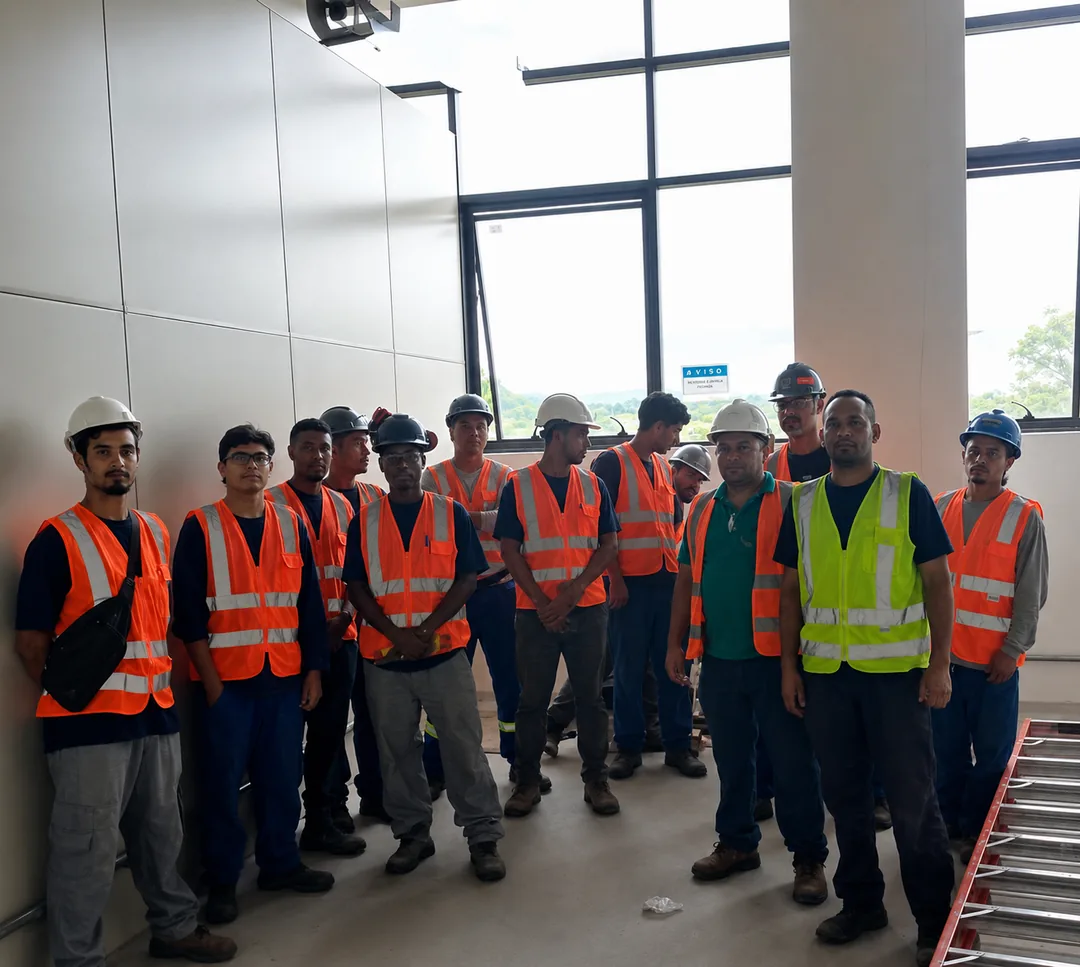Equipe Concremathi em canteiro de obras